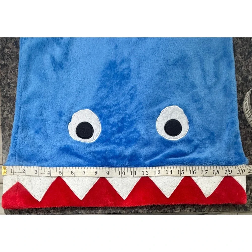 Gertex Blue Shark Tail Wearable Blanket Plush‎ Fleece Cocoon Sleep Sack One Size